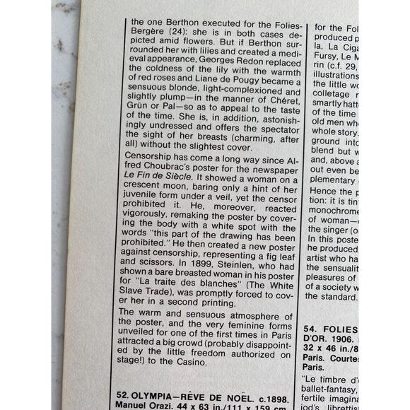 Casino De Paris, Liane De Pougy, Olympia, Rêve de Noël, Music Hall Posters, Book - Picture 4 of 5